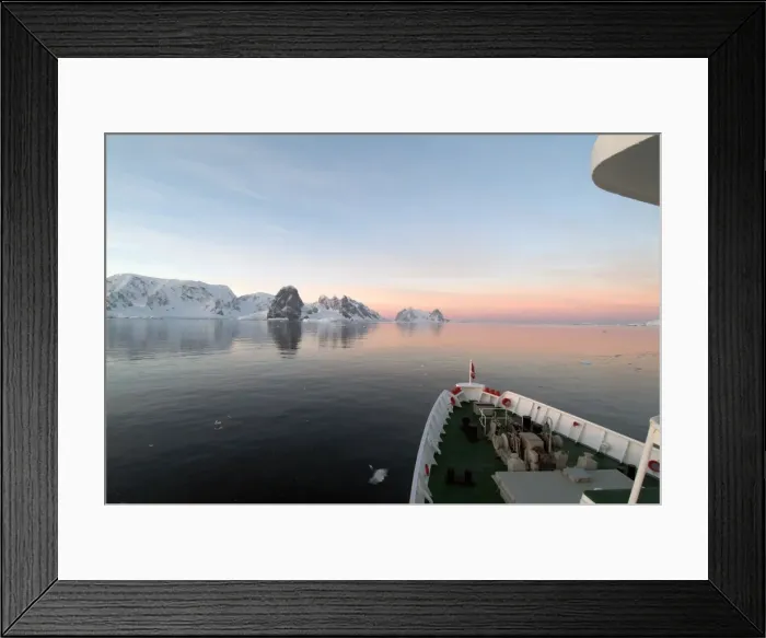 Framed Print : Lemaire Channel at dawn, Antarctica, Polar Regions Framed Print : Lemaire Channel at dawn, Antarctica, Polar Regions