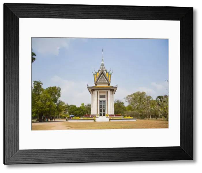 Framed Print : Memorial monument at The Killing Fields in Phnom Penh, Cambodia, Indochina, Southeast Asia, Asia Framed Print : Memorial monument at The Killing Fields in Phnom Penh, Cambodia, Indochina, Southeast Asia, Asia