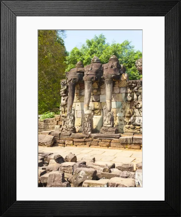 Framed Print : The Terrace of the Elephants, Angkor Thom, UNESCO World Heritage Site, Siem Reap, Cambodia, Indochina, Southeast Asia, Asia Framed Print : The Terrace of the Elephants, Angkor Thom, UNESCO World Heritage Site, Siem Reap, Cambodia, Indochina, Southeast Asia, Asia