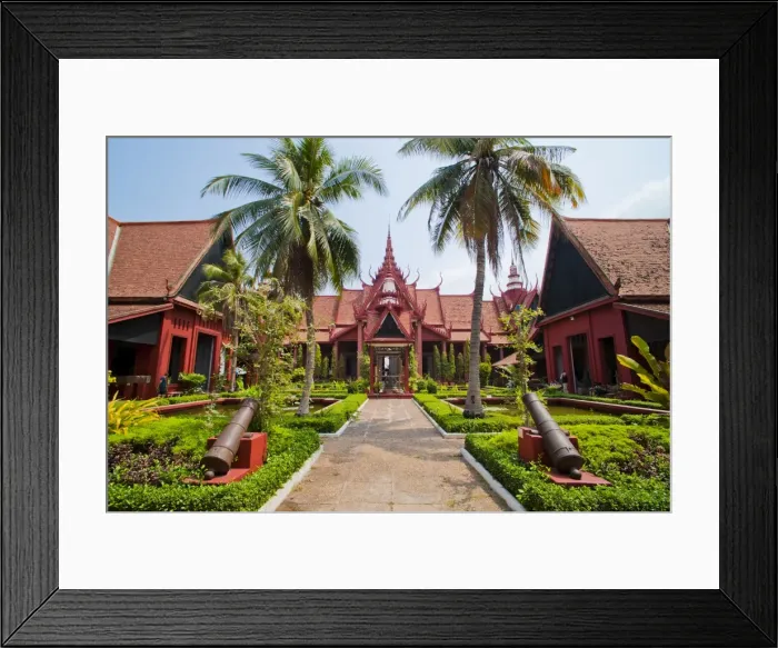 Framed Print : Courtyard inside the National Museum of Cambodia, Phnom Penh, Cambodia, Indochina, Southeast Asia, Asia Framed Print : Courtyard inside the National Museum of Cambodia, Phnom Penh, Cambodia, Indochina, Southeast Asia, Asia