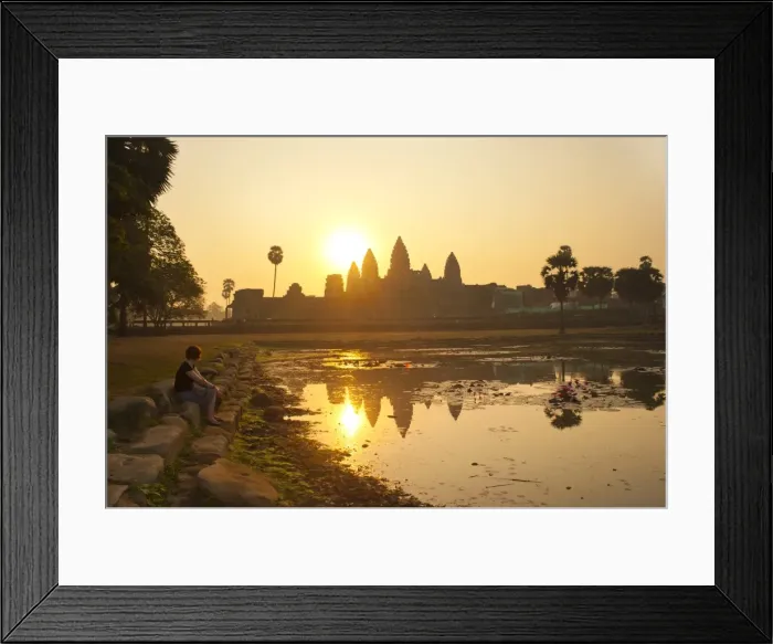 Framed Print : Tourist watching sunrise at Angkor Wat Temple, Angkor Temples, UNESCO World Heritage Site, Siem Reap Province, Cambodia, Indochina, Southeast Asia, Asia Framed Print : Tourist watching sunrise at Angkor Wat Temple, Angkor Temples, UNESCO World Heritage Site, Siem Reap Province, Cambodia, Indochina, Southeast Asia, Asia