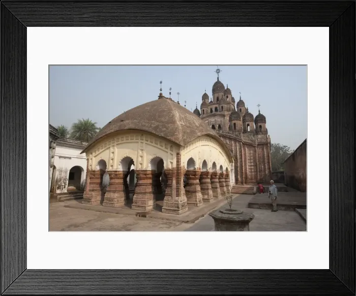 Framed Print : Lalji Mandir dating from 1739 with its 25 steeples, in terracotta temple complex, Kalna, West Bengal, India, Asia Framed Print : Lalji Mandir dating from 1739 with its 25 steeples, in terracotta temple complex, Kalna, West Bengal, India, Asia