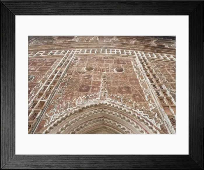 Framed Print : Carved terracotta work above arched doorway in the Lalji Mandir, one of the terracotta temples at Kalna, West Bengal, India, Asia Framed Print : Carved terracotta work above arched doorway in the Lalji Mandir, one of the terracotta temples at Kalna, West Bengal, India, Asia