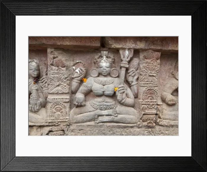 Framed Print : Carving on the wall of the 7th century ornately carved Parasurameswar Hindu temple dedicated to Lord Shiva, Bhubaneshwar, Orissa, India, Asia Framed Print : Carving on the wall of the 7th century ornately carved Parasurameswar Hindu temple dedicated to Lord Shiva, Bhubaneshwar, Orissa, India, Asia