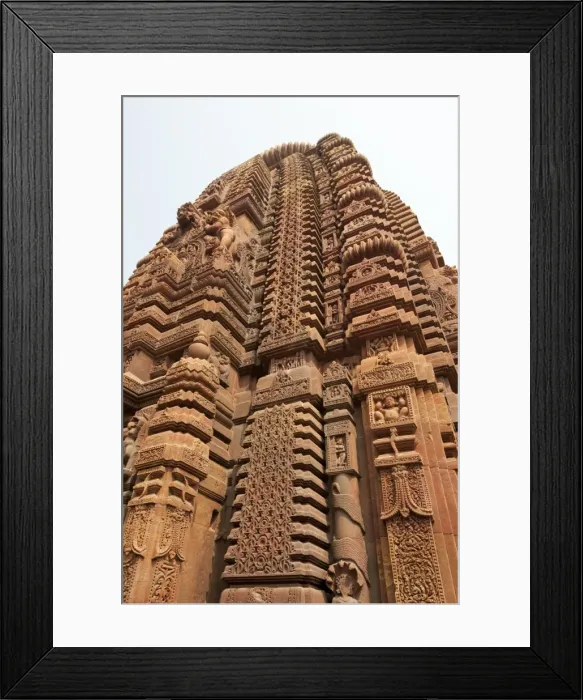 Framed Print : Ornately carved vimula of the 10th century Muktesvara temple, an early example of Nagara architecture, Bhubaneshwar, Orissa, India, Asia Framed Print : Ornately carved vimula of the 10th century Muktesvara temple, an early example of Nagara architecture, Bhubaneshwar, Orissa, India, Asia