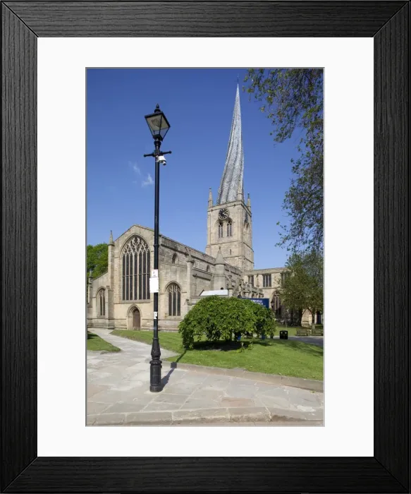 Framed Print : The crooked spire of St. Mary and All Saints Church, Chesterfield, Derbyshire, England, United Kingdom, Europe Framed Print : The crooked spire of St. Mary and All Saints Church, Chesterfield, Derbyshire, England, United Kingdom, Europe