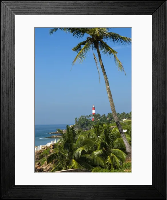 Framed Print : The Lighthouse, Kovalam, Kerala, India, Asia Framed Print : The Lighthouse, Kovalam, Kerala, India, Asia
