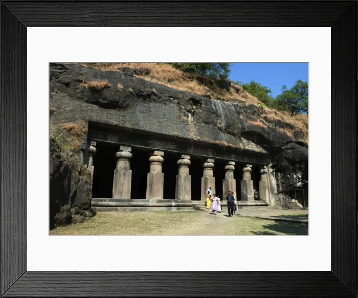 Framed Print : Cave Temple on Elephanta Island, UNESCO World Heritage Site, Mumbai (Bombay), Maharashtra, India, Asia Framed Print : Cave Temple on Elephanta Island, UNESCO World Heritage Site, Mumbai (Bombay), Maharashtra, India, Asia