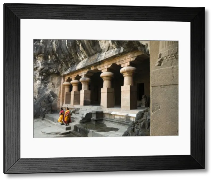 Framed Print : Cave Temple on Elephanta Island, UNESCO World Heritage Site, Mumbai (Bombay), Maharashtra, India, Asia Framed Print : Cave Temple on Elephanta Island, UNESCO World Heritage Site, Mumbai (Bombay), Maharashtra, India, Asia