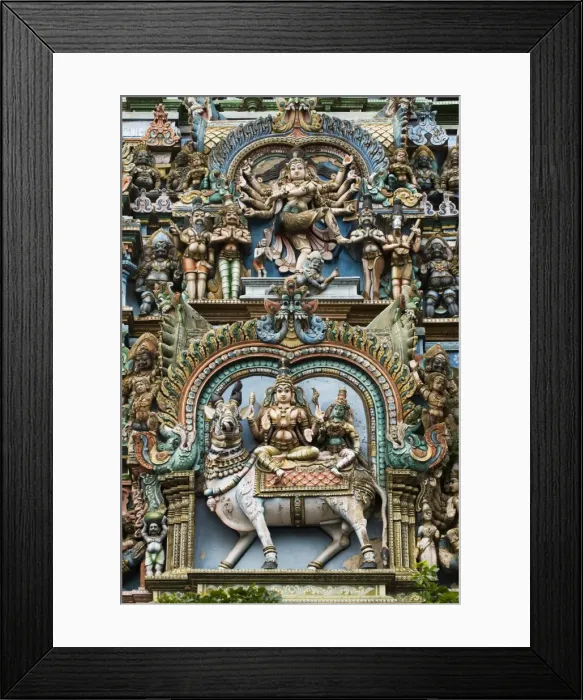 Framed Print : Detail of Hindu carvings, Sri Meenakshi Sundareshwara Temple, Madurai, Tamil Nadu, India, Asia Framed Print : Detail of Hindu carvings, Sri Meenakshi Sundareshwara Temple, Madurai, Tamil Nadu, India, Asia