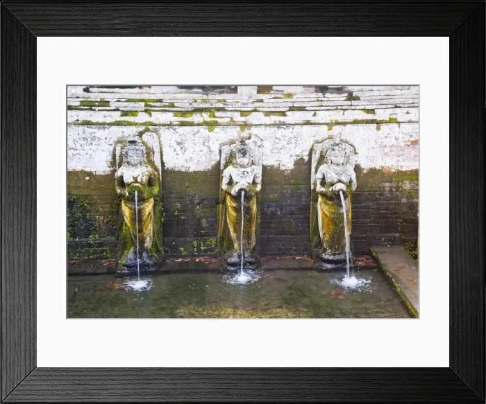Framed Print : Fountains at Pura Goa Gaja, Elephant Cave Temple, Bali, Indonesia, Southeast Asia, Asia Framed Print : Fountains at Pura Goa Gaja, Elephant Cave Temple, Bali, Indonesia, Southeast Asia, Asia