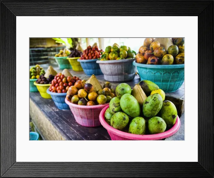 Framed Print : Exotic fruits at a tropical fruit farm, Bali, Indonesia, Southeast Asia, Asia Framed Print : Exotic fruits at a tropical fruit farm, Bali, Indonesia, Southeast Asia, Asia