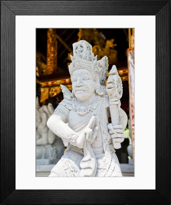 Framed Print : Hindu stone statue at Pura Tirta Empul Temple, a Hindu Temple on Bali, Indonesia, Southeast Asia, Asia Framed Print : Hindu stone statue at Pura Tirta Empul Temple, a Hindu Temple on Bali, Indonesia, Southeast Asia, Asia