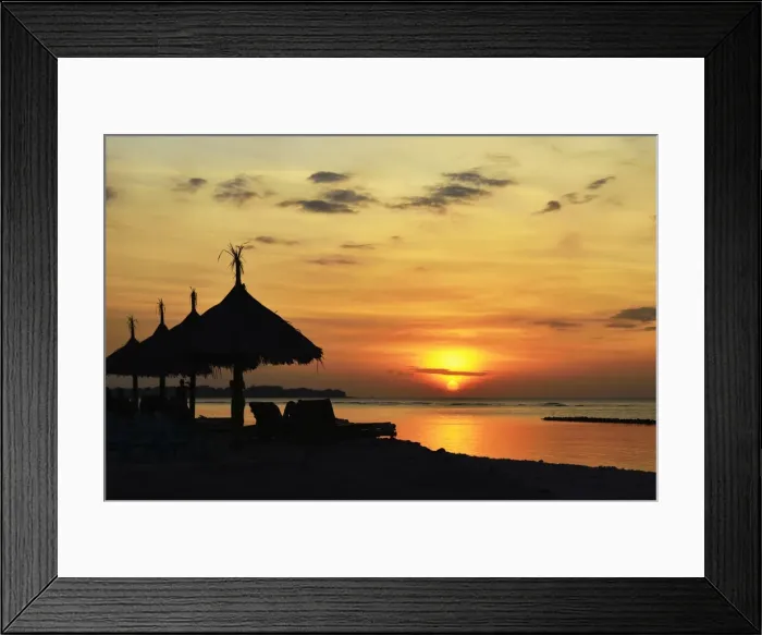 Framed Print : Sunset, Gili Air, Lombok, Indonesia, Southeast Asia, Asia Framed Print : Sunset, Gili Air, Lombok, Indonesia, Southeast Asia, Asia