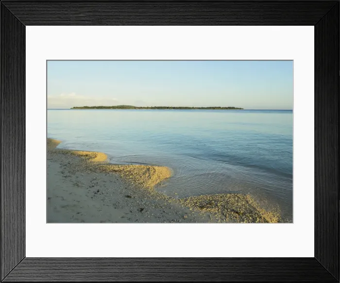 Framed Print : View of Gili Meno from Gili Air, Lombok, Indonesia, Southeast Asia, Asia Framed Print : View of Gili Meno from Gili Air, Lombok, Indonesia, Southeast Asia, Asia