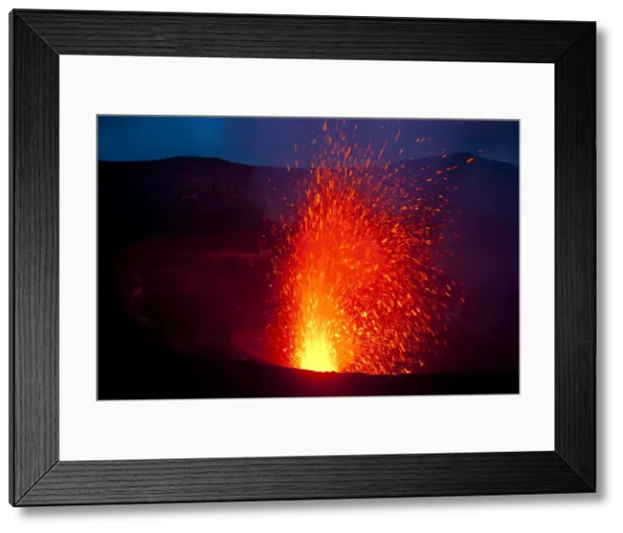 Framed Print : Volcano eruptions at the Volcano Yasur, Island of Tanna, Vanuatu, South Pacific, Pacific Framed Print : Volcano eruptions at the Volcano Yasur, Island of Tanna, Vanuatu, South Pacific, Pacific