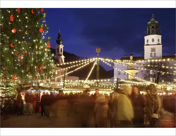 Christmas Market, Salzburg, Austria, Europe