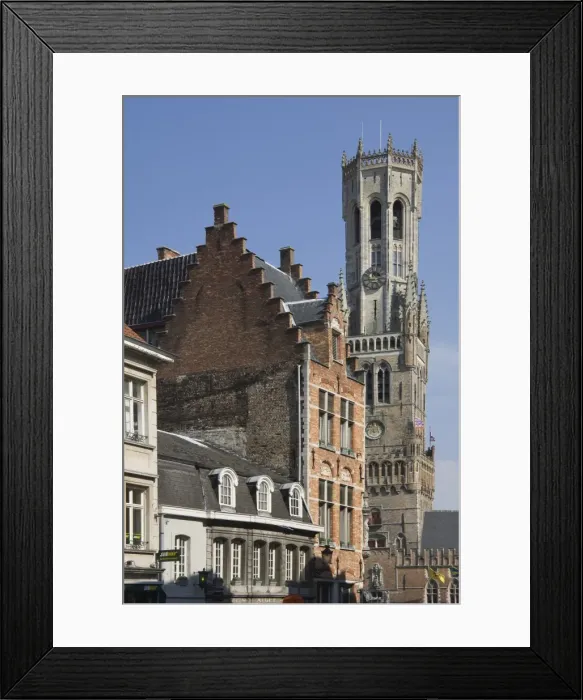 Framed Print : The Belfry by the Market Place, Brugge, UNESCO World Heritage Site, Belgium, Europe Framed Print : The Belfry by the Market Place, Brugge, UNESCO World Heritage Site, Belgium, Europe