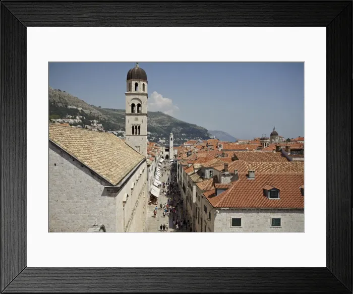 Framed Print : View of the Stradun, the main street inside the Walled City of Dubrovnik, UNESCO World Heritage Site, Croatia, Europe Framed Print : View of the Stradun, the main street inside the Walled City of Dubrovnik, UNESCO World Heritage Site, Croatia, Europe