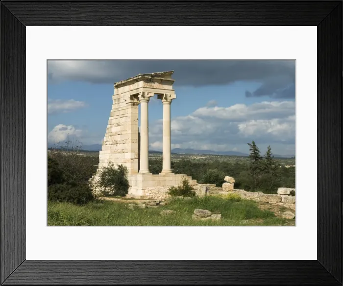 Framed Print : Temple of Apollo, Sanctuary of Apollo Ylatis, Limassol, Cyprus, Europe