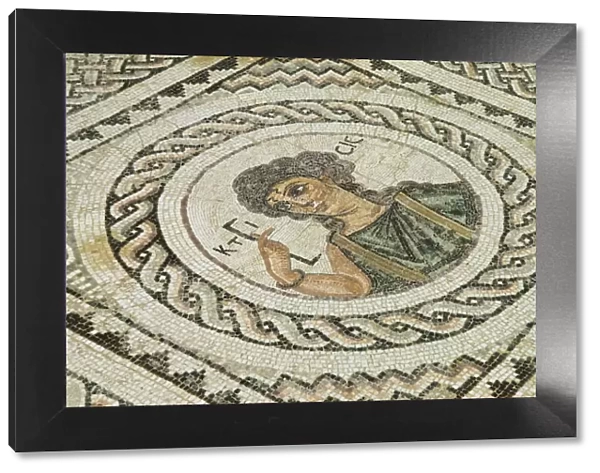 Roman mosaic, Kourion (Curium), Limassol, Cyprus, Europe