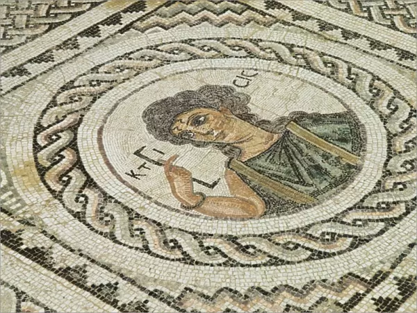 Roman mosaic, Kourion (Curium), Limassol, Cyprus, Europe