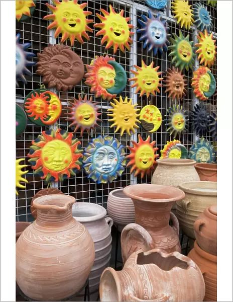 Pottery souvenirs, Paphos, Cyprus, Europe