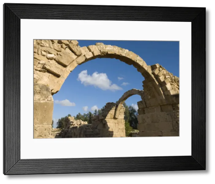 Framed Print : Saranda Kolones, Archaeological Park, Paphos, Cyprus, Europe Framed Print : Saranda Kolones, Archaeological Park, Paphos, Cyprus, Europe