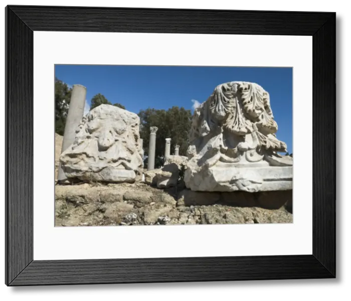 Framed Print : Detail of columns of Agia Kyriaki, Paphos, Cyprus, Europe Framed Print : Detail of columns of Agia Kyriaki, Paphos, Cyprus, Europe