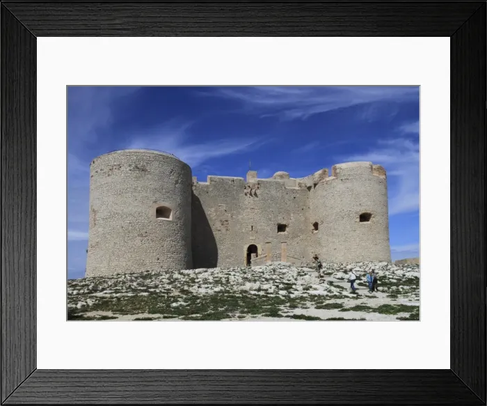 Framed Print : Chateau d If, Marseilles, Bouches du Rhone, Provence, France, Europe