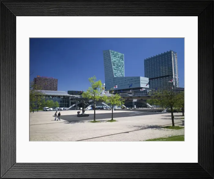 Framed Print : Place Francois Mitterand and Lille Europe TGV station, Lille, Nord-Pas de Calais, France, Europe Framed Print : Place Francois Mitterand and Lille Europe TGV station, Lille, Nord-Pas de Calais, France, Europe