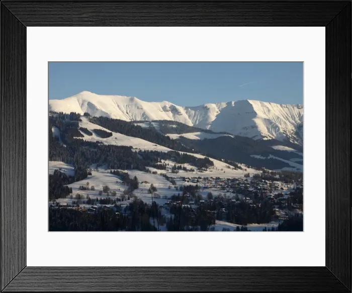 Framed Print : Mont Blanc mountain range, Mont d Arbois in Megeve, Haute-Savoie, French Alps, France, Europe Framed Print : Mont Blanc mountain range, Mont d Arbois in Megeve, Haute-Savoie, French Alps, France, Europe