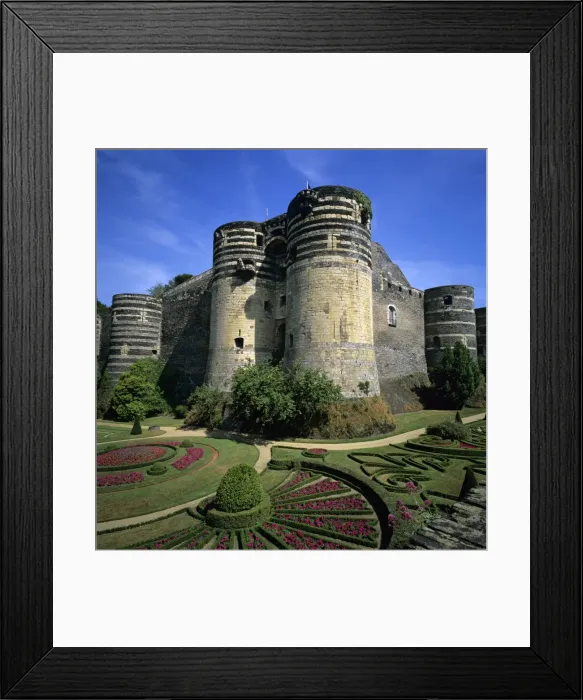 Framed Print : Chateau d Angers, Angers, Loire Valley, Pays-de-la-Loire, France, Europe