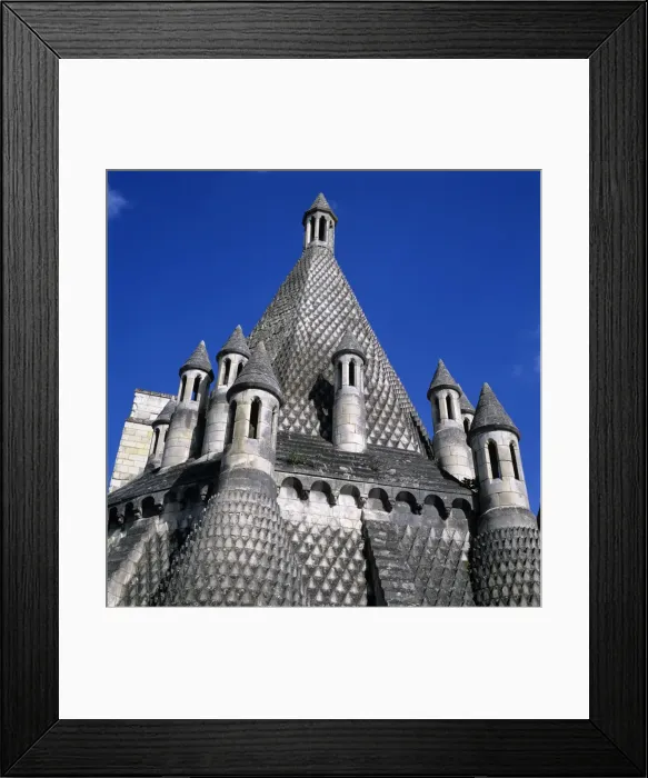 Framed Print : Kitchen chimneys, Fontevraud Abbey (Fontevraud-l Abbaye), Loire Valley, Anjou, France, Europe Framed Print : Kitchen chimneys, Fontevraud Abbey (Fontevraud-l Abbaye), Loire Valley, Anjou, France, Europe