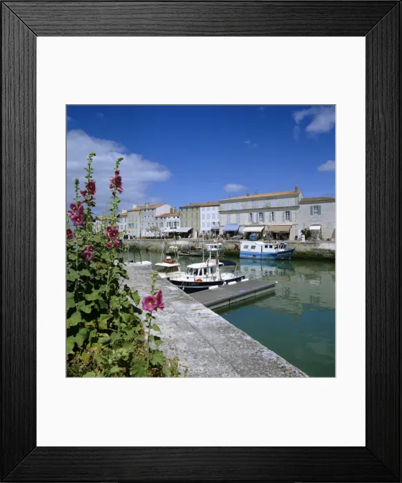 Framed Print : The harbour, St. Martin, Ile de Re, Poitou-Charentes, France, Europe Framed Print : The harbour, St. Martin, Ile de Re, Poitou-Charentes, France, Europe