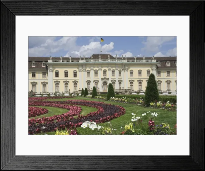 Framed Print : The 18th century Baroque Residenzschloss, inspired by Versailles Palace, Ludwigsburg, Baden Wurttemberg, Germany, Europe Framed Print : The 18th century Baroque Residenzschloss, inspired by Versailles Palace, Ludwigsburg, Baden Wurttemberg, Germany, Europe