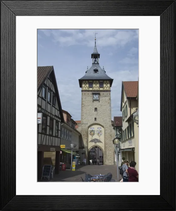 Framed Print : The Tower Gareway into the Altstadt, Marbach am Neckar, Baden Wurttemberg, Germany, Europe Framed Print : The Tower Gareway into the Altstadt, Marbach am Neckar, Baden Wurttemberg, Germany, Europe
