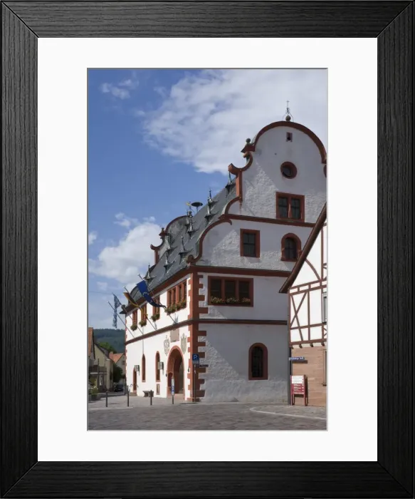 Framed Print : The historic 16th century Town Hall in Burgstadt, Michelstadt am Main, Bavaria, Germany, Europe Framed Print : The historic 16th century Town Hall in Burgstadt, Michelstadt am Main, Bavaria, Germany, Europe