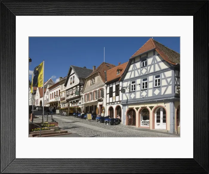 Framed Print : The main street, Merianstrasse, in the Rhine wine area of Oppenheim, Rhineland Palatinate, Germany, Europe Framed Print : The main street, Merianstrasse, in the Rhine wine area of Oppenheim, Rhineland Palatinate, Germany, Europe