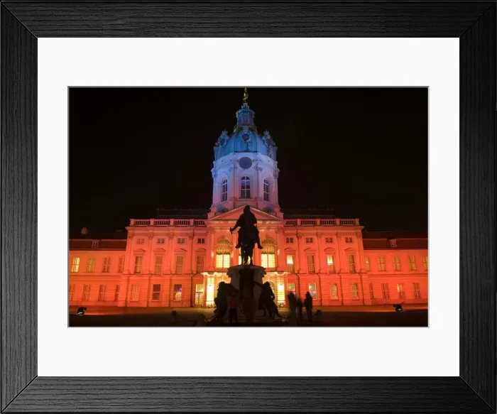 Framed Print : Schloss Charlottenburg (Charlottenburg Palace) at night, Berlin, Germany, Europe Framed Print : Schloss Charlottenburg (Charlottenburg Palace) at night, Berlin, Germany, Europe