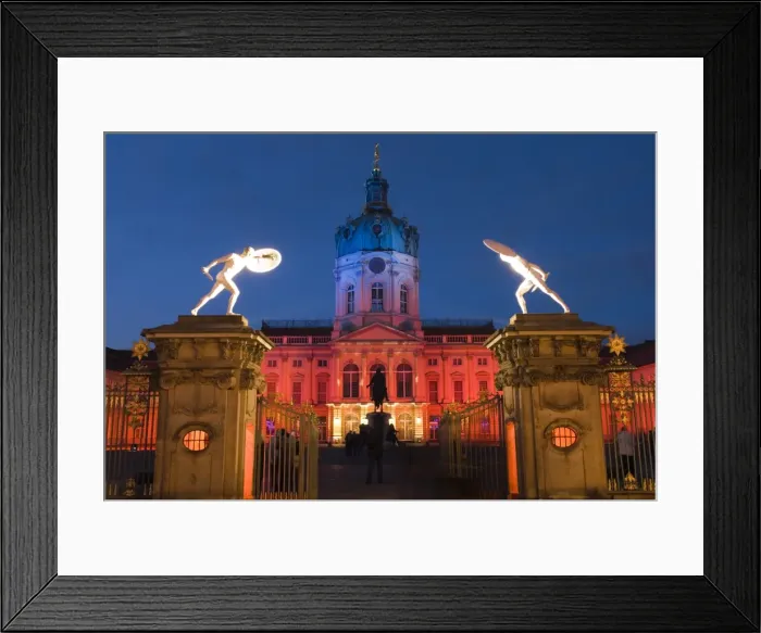 Framed Print : Charlottenburg Palace (Schloss Charlottenburg) at night, Berlin, Germany, Europe Framed Print : Charlottenburg Palace (Schloss Charlottenburg) at night, Berlin, Germany, Europe