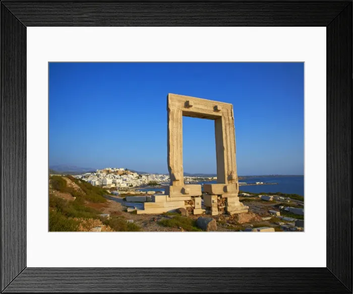 Framed Print : Gateway, Temple of Apollo, archaeological site, Naxos, Cyclades, Greek Islands, Greece, Europe Framed Print : Gateway, Temple of Apollo, archaeological site, Naxos, Cyclades, Greek Islands, Greece, Europe