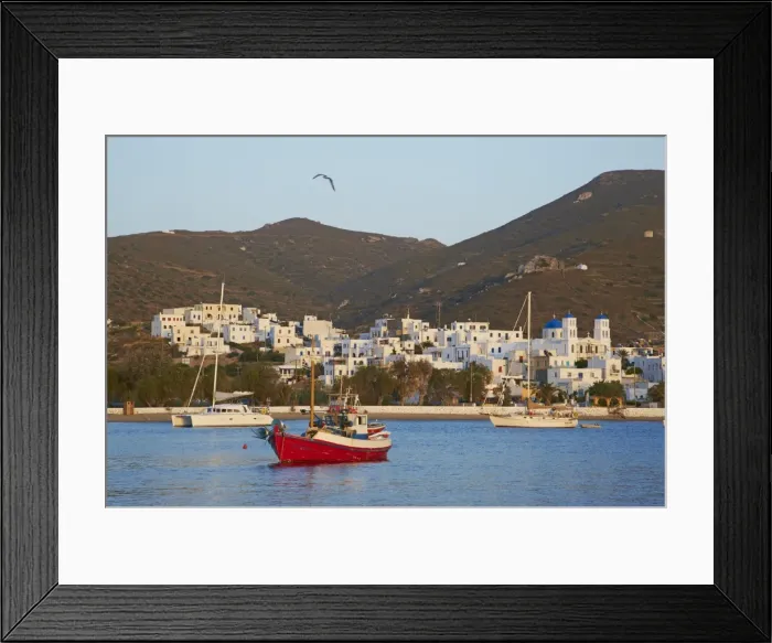 Framed Print : Katapola port, Amorgos, Cyclades, Aegean, Greek Islands, Greece, Europe Framed Print : Katapola port, Amorgos, Cyclades, Aegean, Greek Islands, Greece, Europe