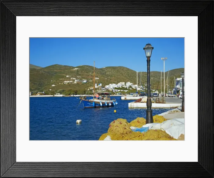 Framed Print : Katapola port, Amorgos, Cyclades, Aegean, Greek Islands, Greece, Europe Framed Print : Katapola port, Amorgos, Cyclades, Aegean, Greek Islands, Greece, Europe