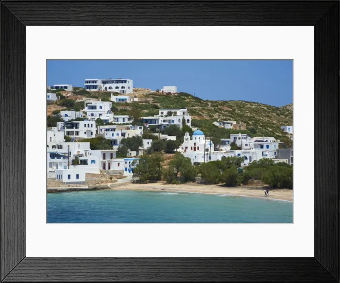 Framed Print : Town, Stavros, Donoussa, Cyclades, Aegean, Greek Islands, Greece, Europe Framed Print : Town, Stavros, Donoussa, Cyclades, Aegean, Greek Islands, Greece, Europe