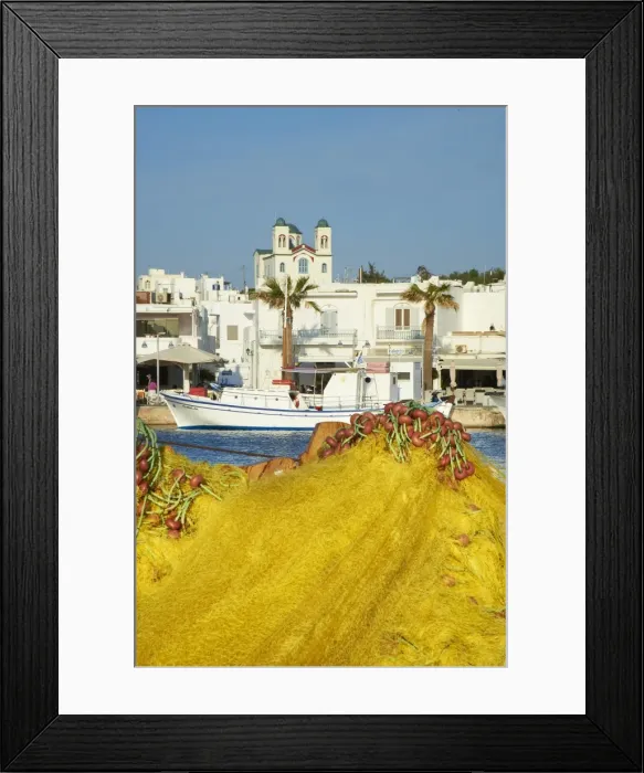 Framed Print : Port, Naoussa, Paros, Cyclades, Aegean, Greek Islands, Greece, Europe Framed Print : Port, Naoussa, Paros, Cyclades, Aegean, Greek Islands, Greece, Europe