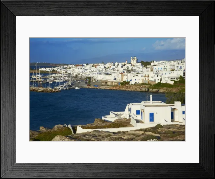 Framed Print : Naoussa, Paros, Cyclades, Aegean, Greek Islands, Greece, Europe Framed Print : Naoussa, Paros, Cyclades, Aegean, Greek Islands, Greece, Europe