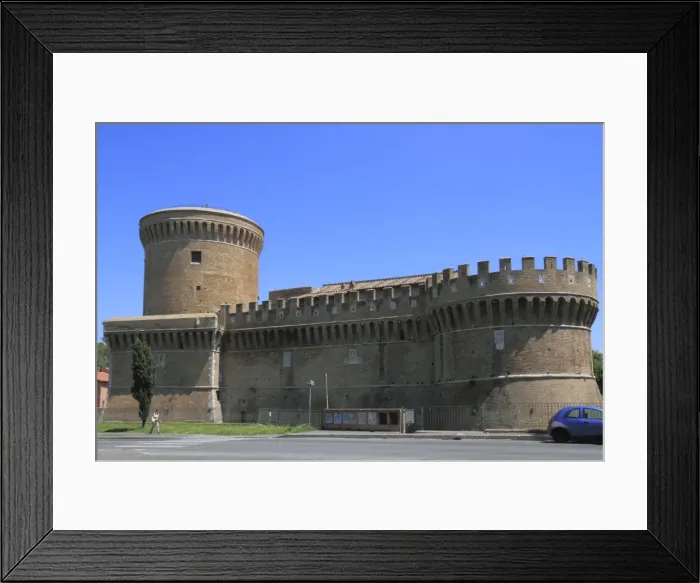 Framed Print : Castle, Ostia, Latium, Lazio, Italy, Europe Framed Print : Castle, Ostia, Latium, Lazio, Italy, Europe
