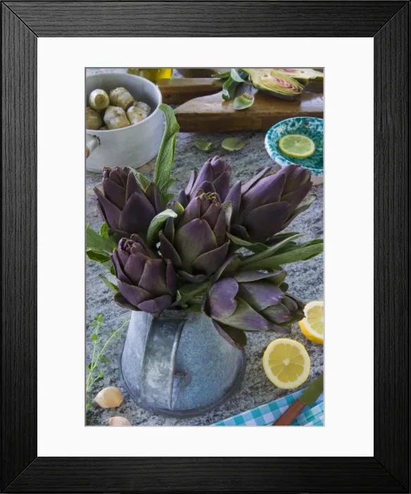 Framed Print : Artichokes, Italy, Europe Framed Print : Artichokes, Italy, Europe