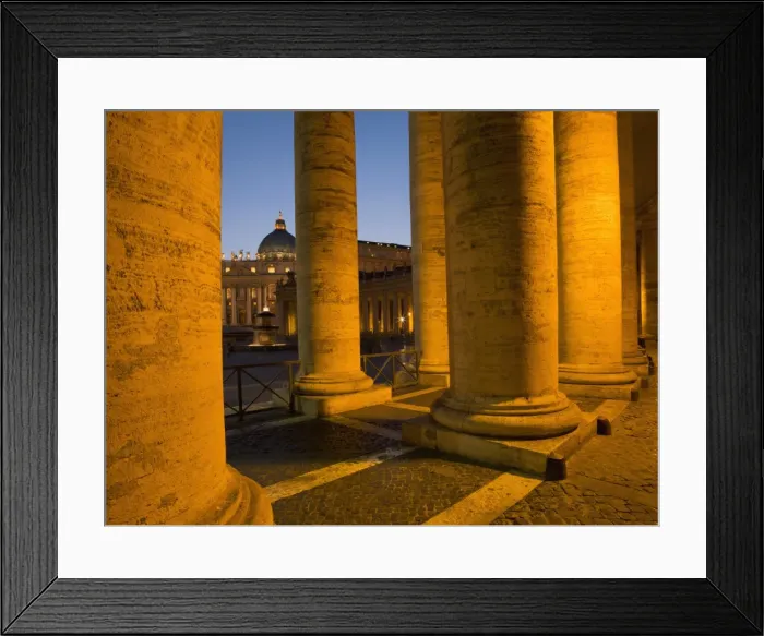 Framed Print : St. Peters Basilica, Vatican, Rome, Lazio, Italy, Europe Framed Print : St. Peters Basilica, Vatican, Rome, Lazio, Italy, Europe